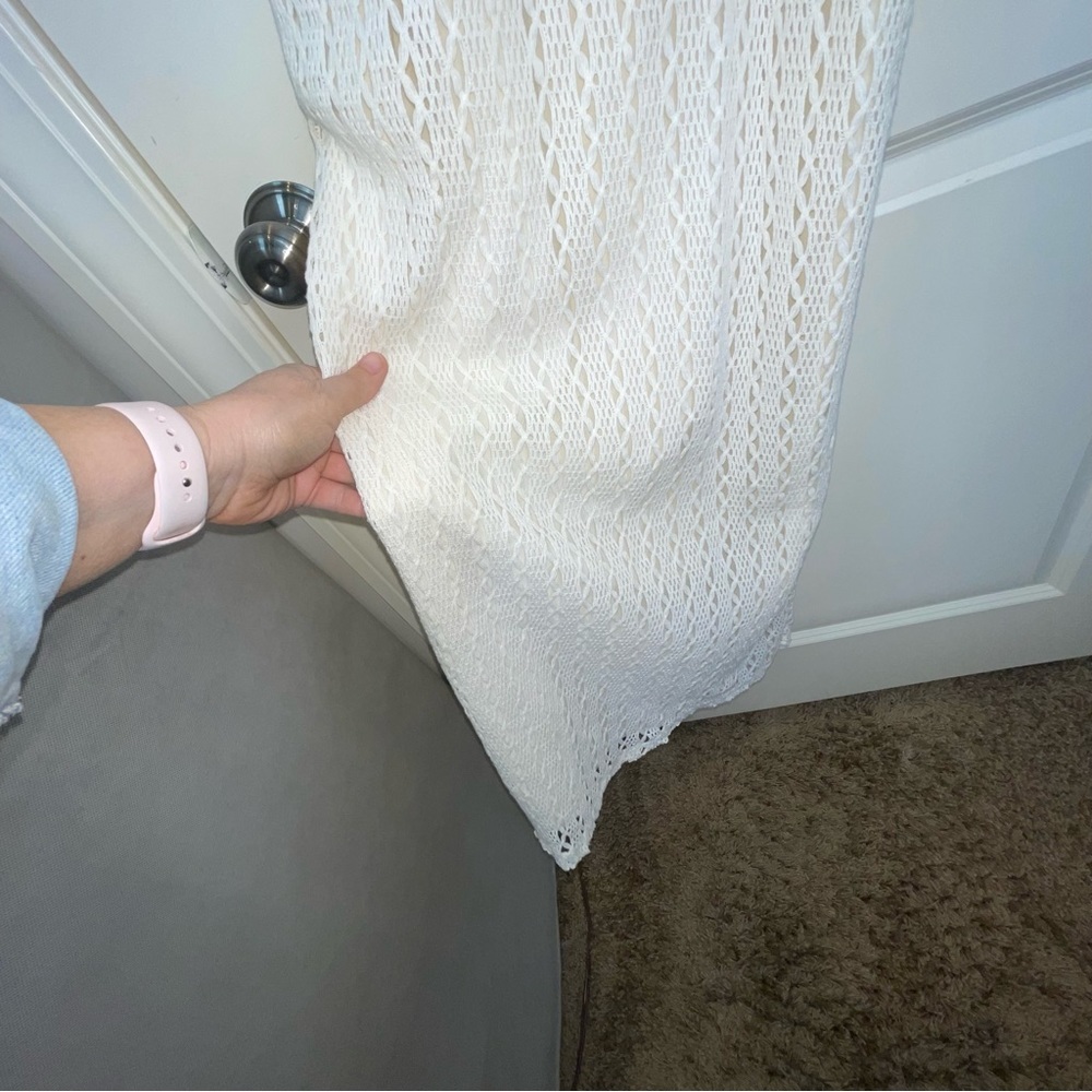 Zara Cream Maxi Dress - Picture 4 of 12
